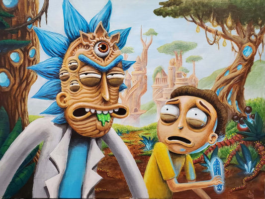 Rick and Morty Go Hiking